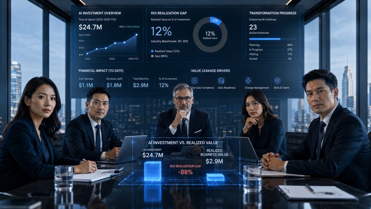 ROI AI Perusahaan Indonesia 2026: Mengapa Investasi Besar Belum Menghasilkan Nilai Bisnis