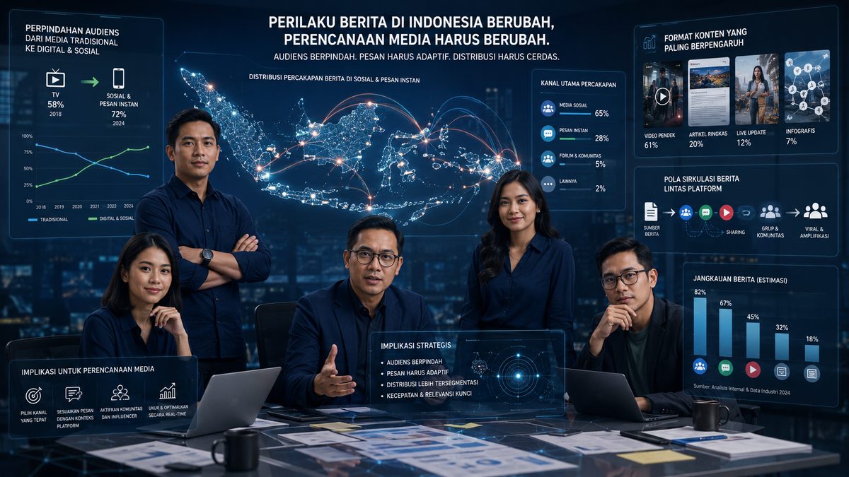 Perilaku Berita Sosial Indonesia Mengubah Cara Media Placement Harus Direncanakan
